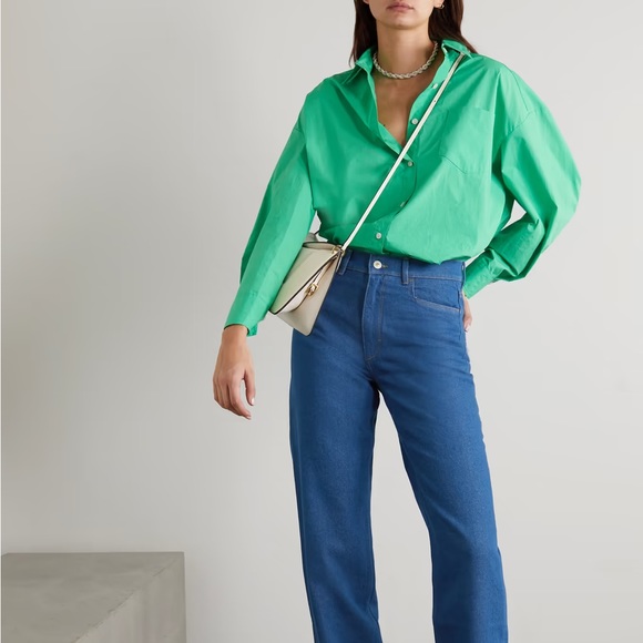 Wandler Denim - WANDLER Poppy organic high-rise straight-leg jeans